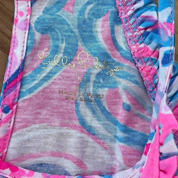 Lilly Pulitzer Pink and Blue Maxi Dress - Picture 3 of 4